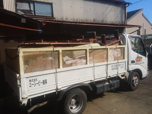 物置小屋の片付け